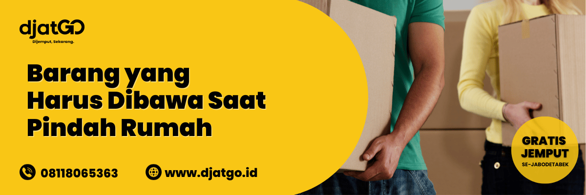 Barang yang harus dibawa saat pindah rumah baru