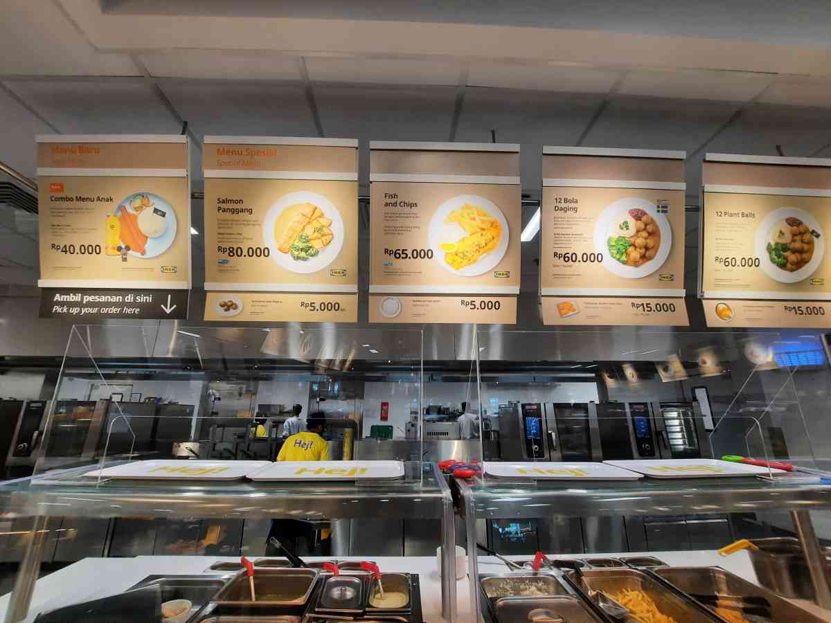 Menu Makanan IKEA JGC