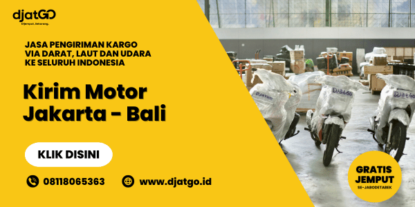 kirim motor jakarta bali