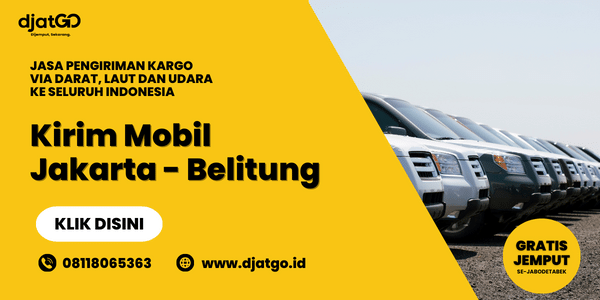 Biaya Kirim Mobil dari Jakarta ke Belitung