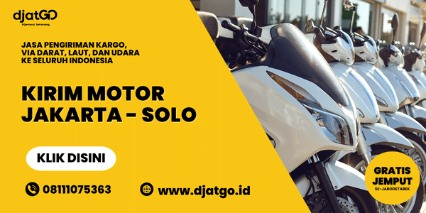 Kirim Motor Jakarta Solo