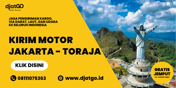 kirim motor jakarta toraja