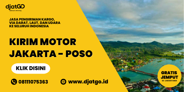Kirim Motor Jakarta Poso
