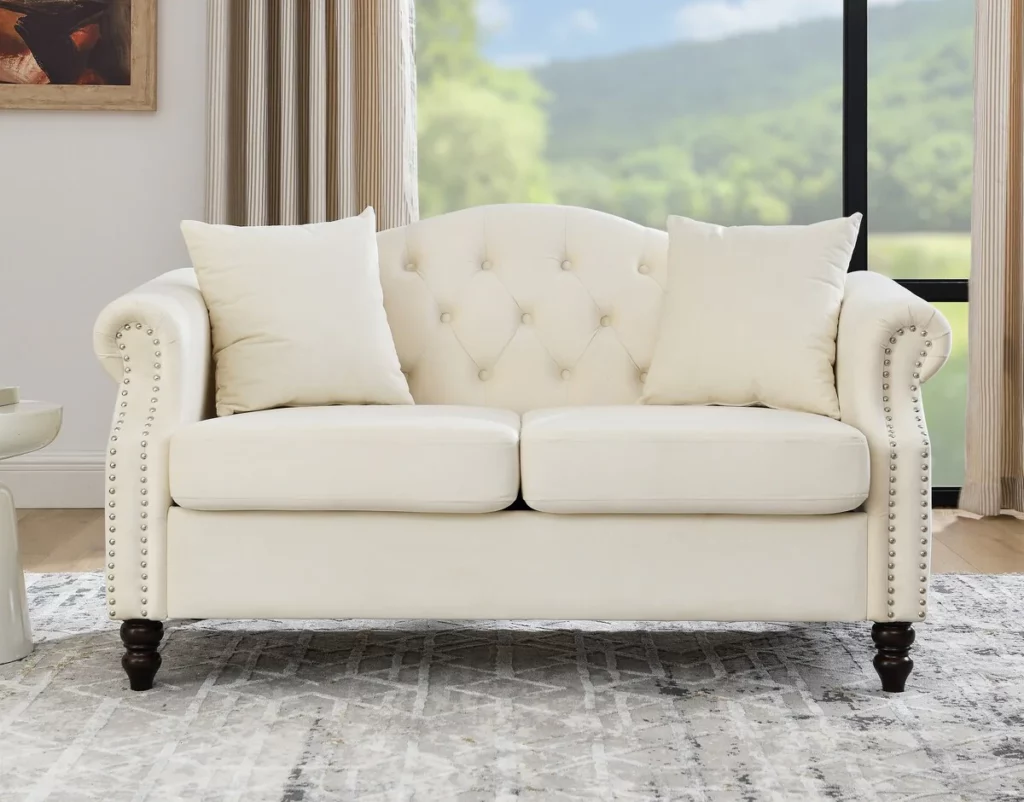Sofa camelback