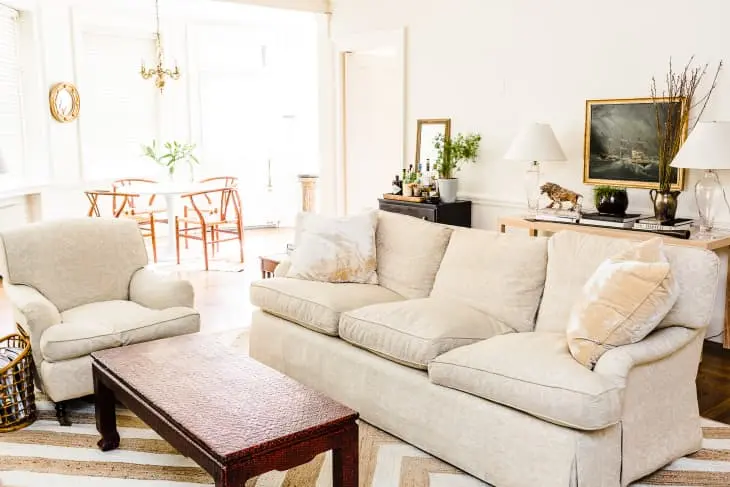 sofa english roll arm