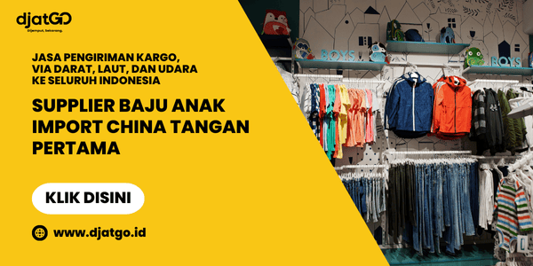 Supplier Baju Anak Import China Tangan Pertama​