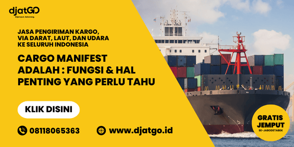 Cargo Manifest Adalah