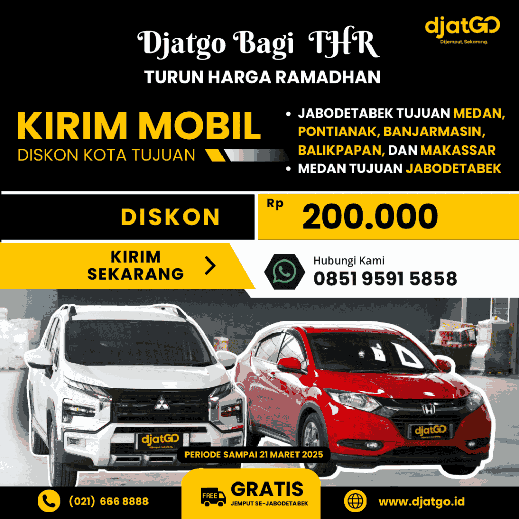 Kirim Mobil Diskon 200Rb