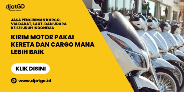 Kirim Motor Pakai Kereta