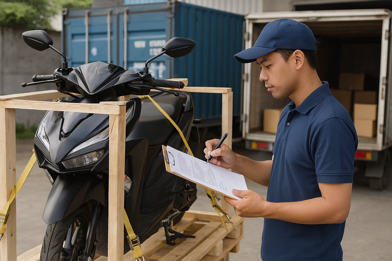 Kirim Motor ke Luar Kota