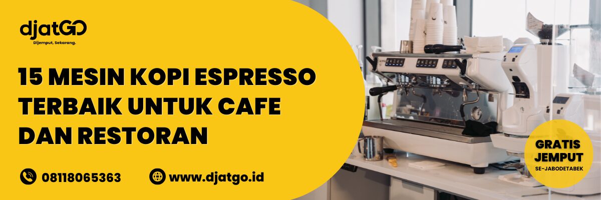 Mesin Kopi Espresso Terbaik Untuk Cafe