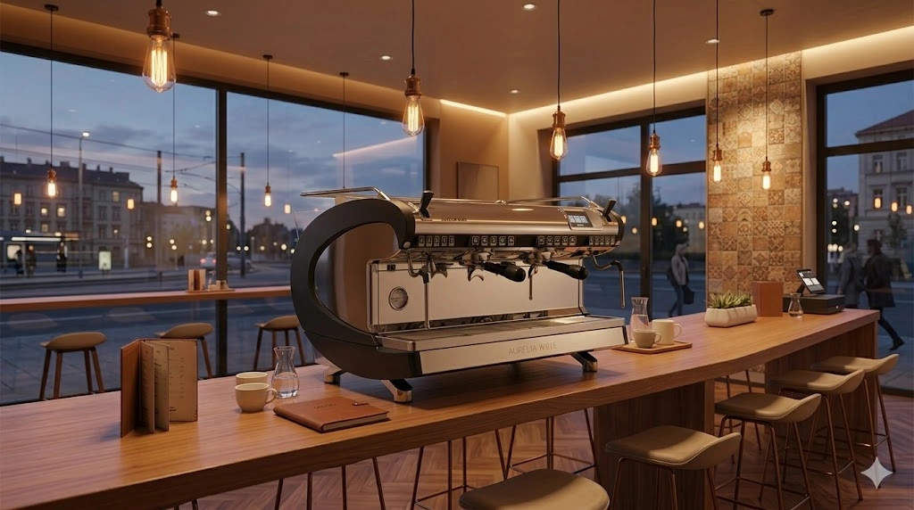 Mesin Kopi Espresso di Coffee Shop
