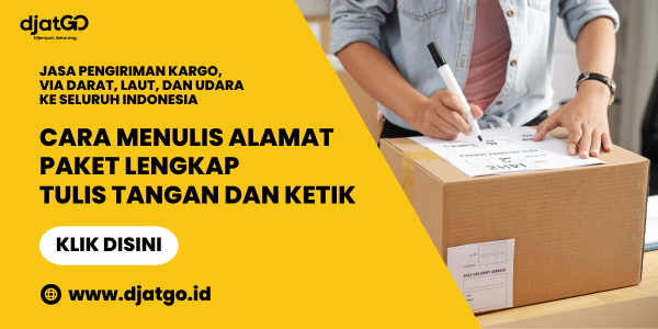 Menulis Alamat Paket Lengkap Tulis Tangan dan Ketik