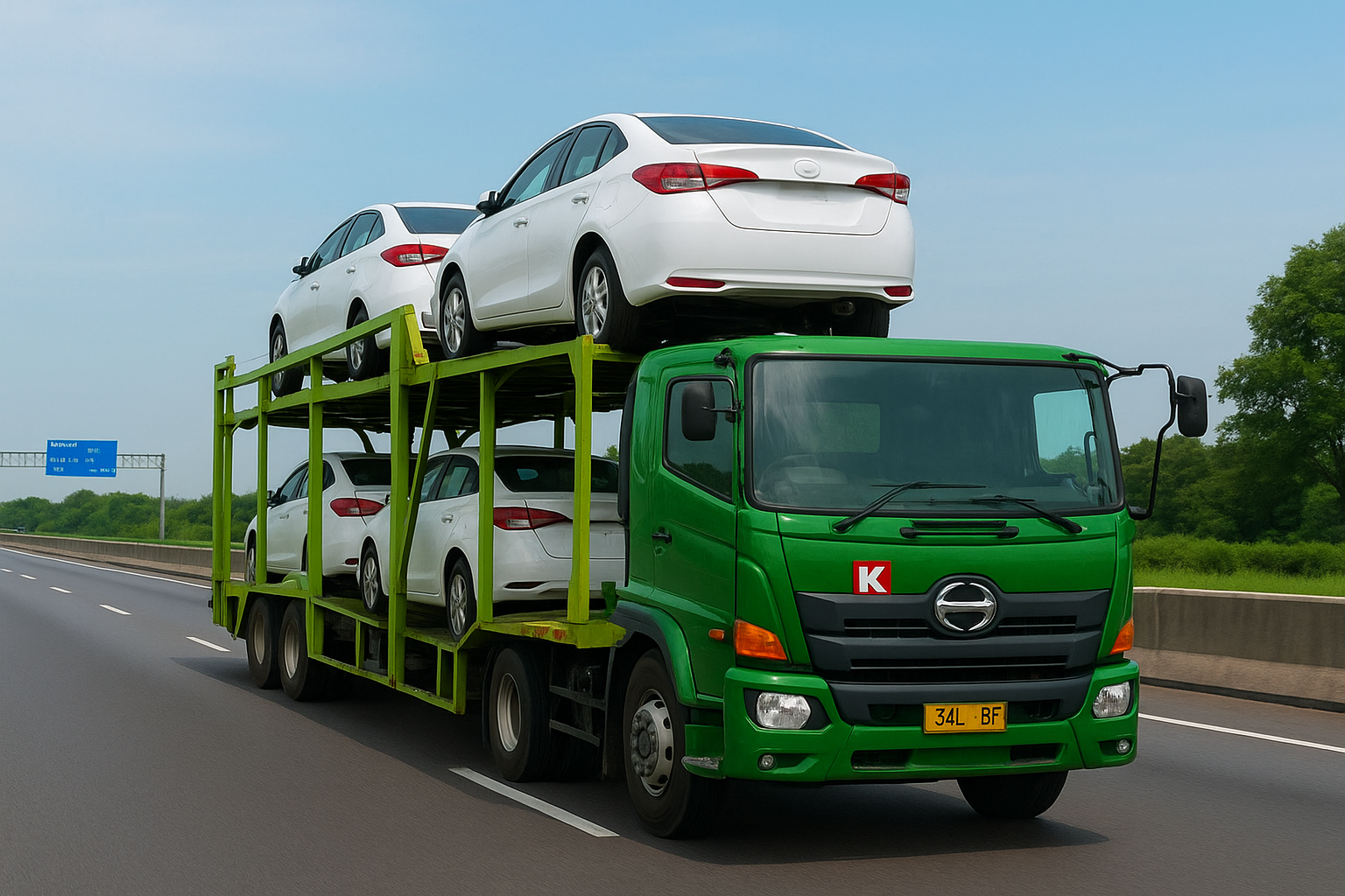 Pengiriman Car Carrier