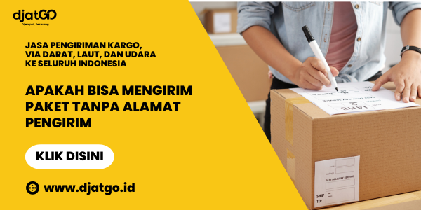 Apakah Bisa Mengirim Paket Tanpa Alamat Pengirim