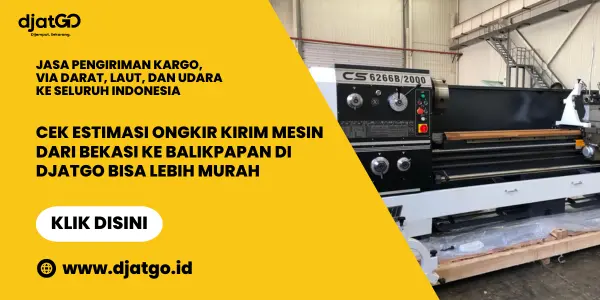 cek ongkir kirim barang bekasi balikpapan