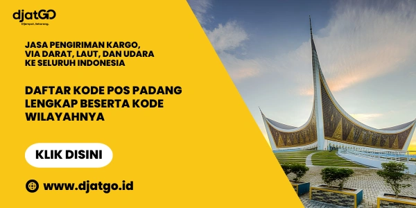 Daftar Kode Pos Padang Lengkap Beserta Kode Wilayahnya