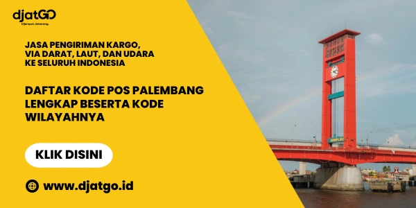Daftar Kode Pos Palembang Lengkap Beserta Kode Wilayahnya