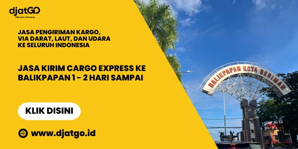 Jasa kirim Cargo Express ke Balikpapan 1-2 Hari Sampai 