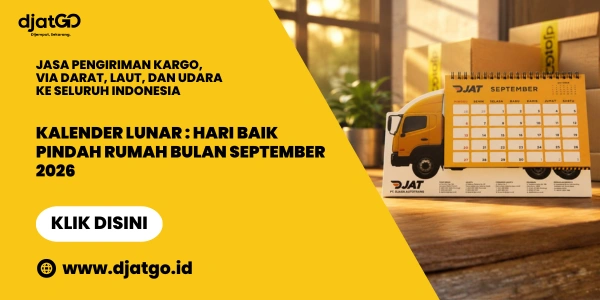 Kalender Lunar Hari Baik Pindah Rumah Bulan September 2026