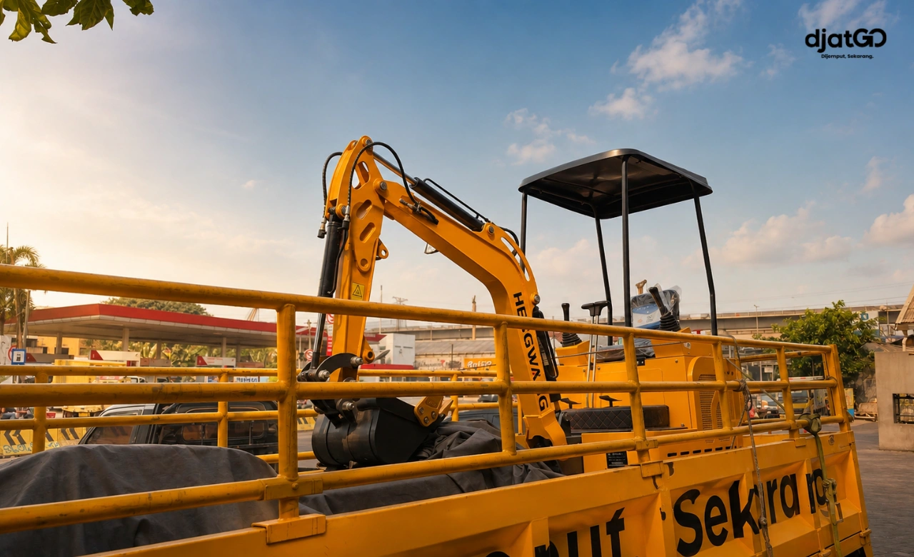 ekspedisi kirim excavator mini